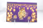 Tiger Paper Lantern Traditional Postcard 4x6
