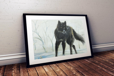 Wolf Oil Fine Art - From Sakura With Love