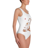 Playful Tiger One-Piece Swimsuit