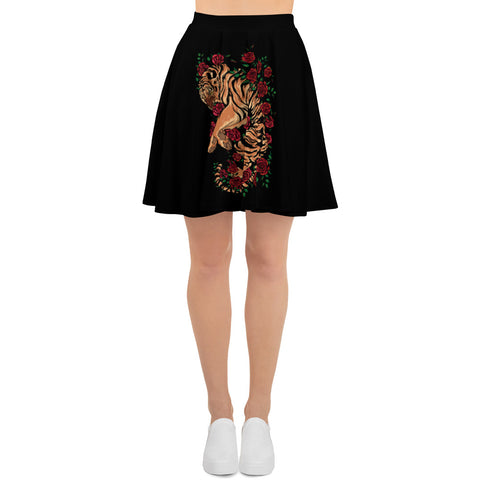 Tiger Rose Skater Skirt