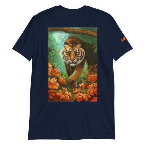 blue tiger lily shirt Tiger Lily Painted T-Shirt – From Sakura With Love