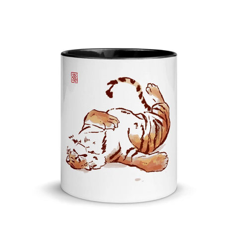 Tiger Playful Mug with Color Inside - From Sakura With Love