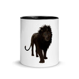 Black Lion Mug with Color Inside - From Sakura With Love