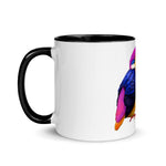Oriental Dwarf Kingfisher Mug with Color Inside - From Sakura With Love