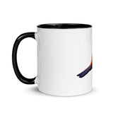 Painted Bunting Mug with Color Inside - From Sakura With Love