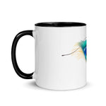 Blue Bird of Paradise Bell Pose Mug Color Inside - From Sakura With Love