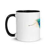 Blue Bird of Paradise Bell Pose Mug Color Inside - From Sakura With Love