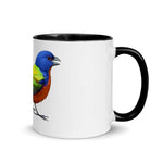 Painted Bunting Mug with Color Inside - From Sakura With Love