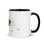 Blue Bird of Paradise Mating Pose Mug Color Inside - From Sakura With Love