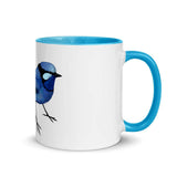 Splendid Fairywren Mug with Color Inside - From Sakura With Love