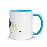 Blue Bird of Paradise Mating Pose Mug Color Inside - From Sakura With Love