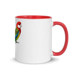 Eastern Rosella Mug with Color Inside - From Sakura With Love