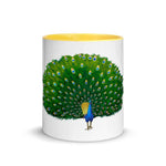 Peacock Mug with Color Inside - From Sakura With Love