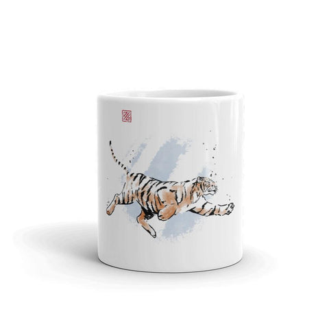 Tiger Underwater White Mug - From Sakura With Love
