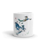 Tiger Peacock Mug White - From Sakura With Love