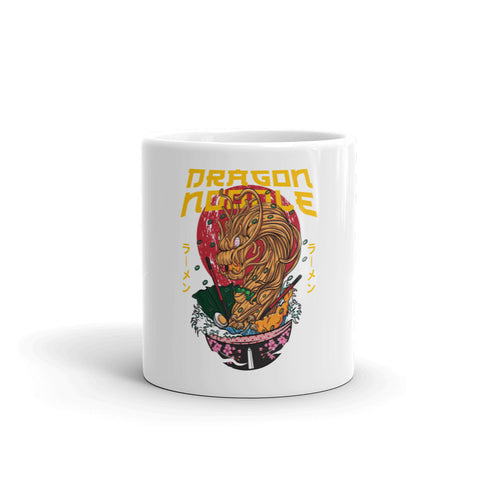 Dragon Noodle White Mug
