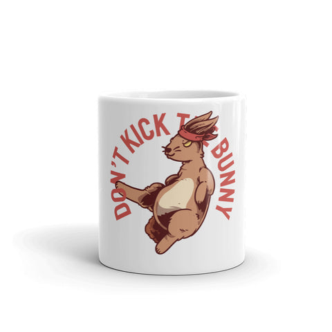 Don't Kick the Bunny White Mug