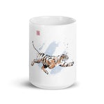 Tiger Underwater White Mug - From Sakura With Love