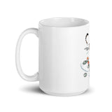 Tiger Swimming White Mug - From Sakura With Love