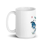 Tiger Peacock Mug White - From Sakura With Love