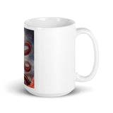 DC Unique Painted Dragon Mug White - From Sakura With Love