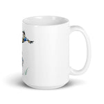 Tiger Peacock Mug White - From Sakura With Love