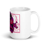 Purple Betta White Mug